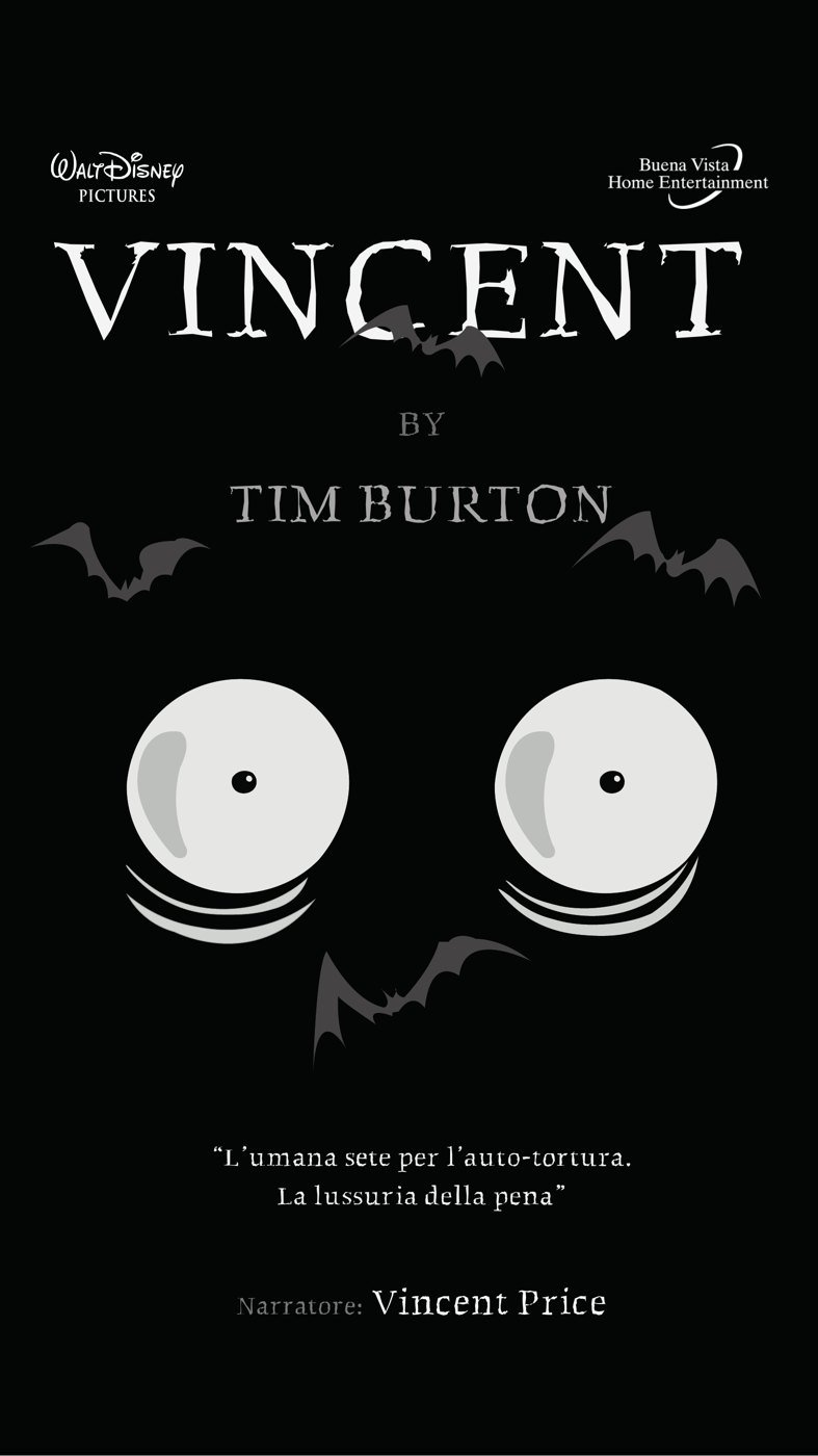 Vincent by Tim Burton story
