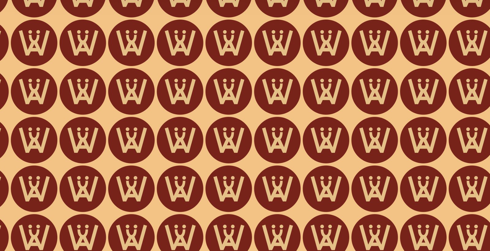 Pattern made with the Wührer monogram